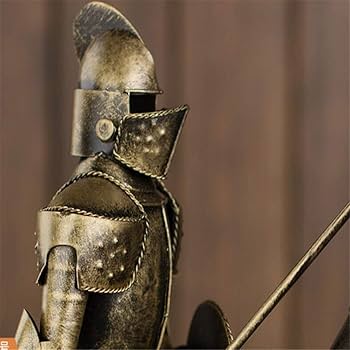 Amazon.co.jp: LULUTING 工芸品 中世のメタルアーマーナイト