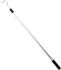 Richards Homewares Shepherds Aluminium Pole with a 2.75-Inch Hook and Cushioned Handle, Lightweight, Extendable from 36 to 62-Inch, Silver 1 Pack