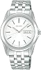 Seiko Watch Wristwatch Seiko Selection Men's Quartz Watch, silver/white, Bracelet Type