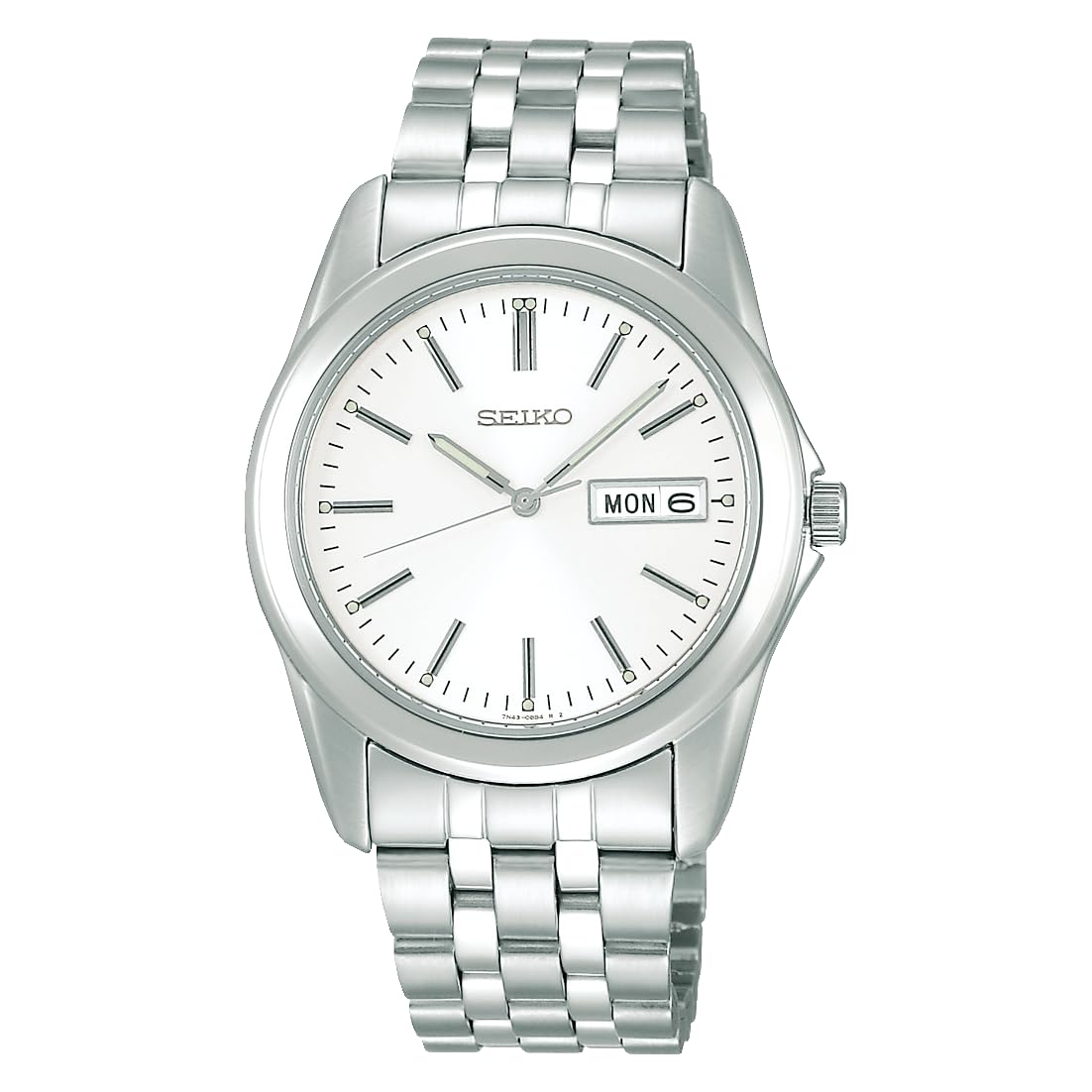 [セイコーウオッチ]SEIKO SELECTION SCXC007 メンズ・ユニセックス腕時計 電池式クオーツ 文字盤ホワイト ステンレススチール | 日付曜日カレンダー搭載