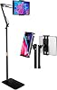 Phone and Tablet Holder with Stand - Acrobat 3 Axis Maneuver Design, 155 Cm High, Metal Resistant Body, 4.5-12.9