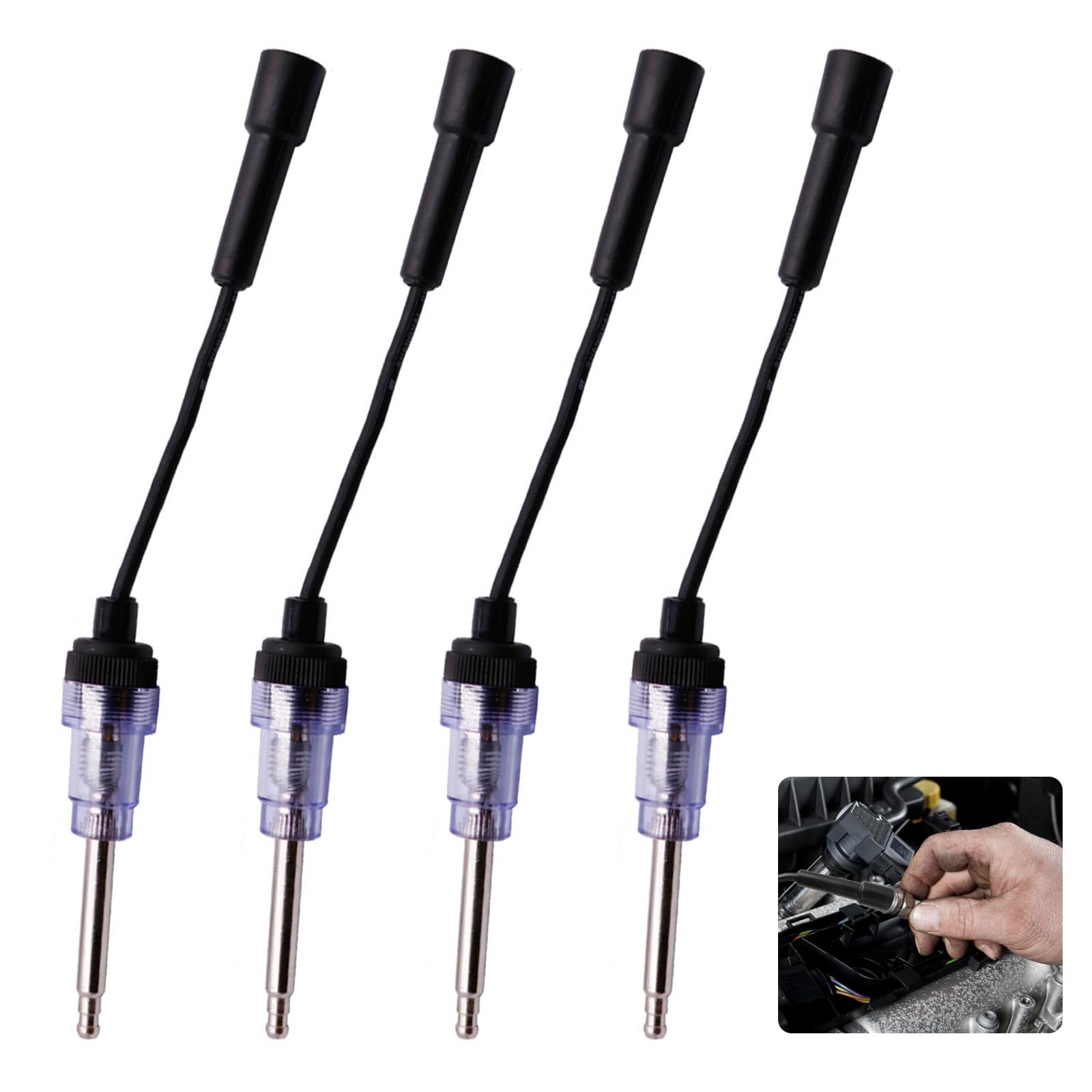 Testeo Encendido Comprobador De Chispa Para Bujías - Herramienta Diagnóstico Motor Coche, Fallos Encendido Comprobador Encendido ABN Compatible Múltiples Modelos