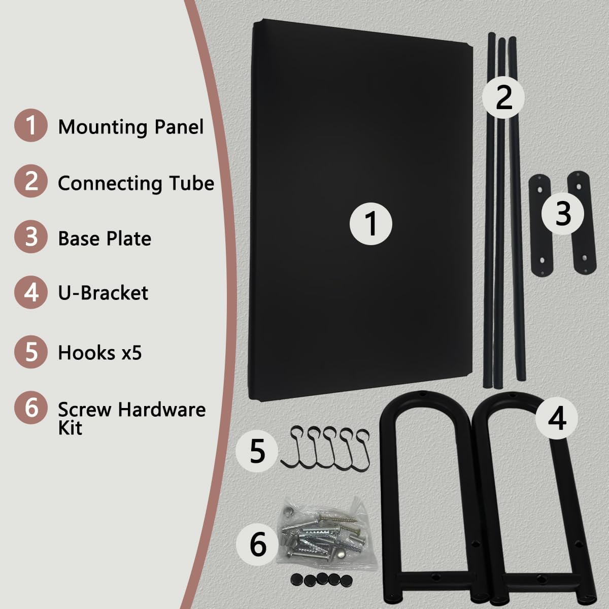 Microwave Shelf Wall Mount,Microwave Wall Shelf with 5 Hooks and 2 Guardrails Wall-Mounted, For Small Microwave to Load Capacity 30kg for Home Kitchen Laundry and Living Room