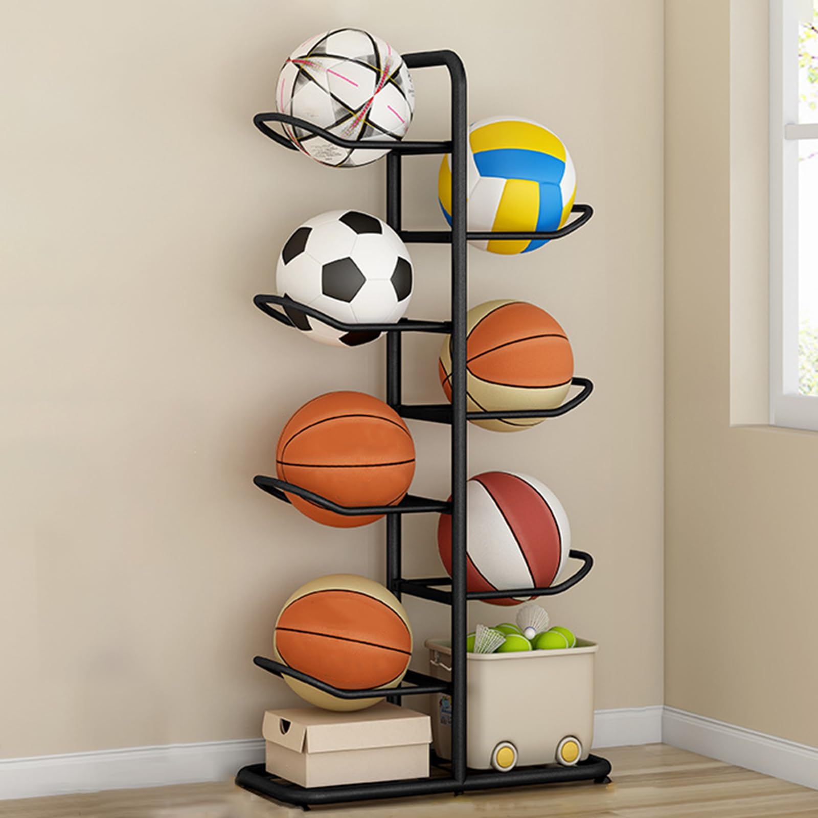 Support de football vertical idéal pour chambre à coucher