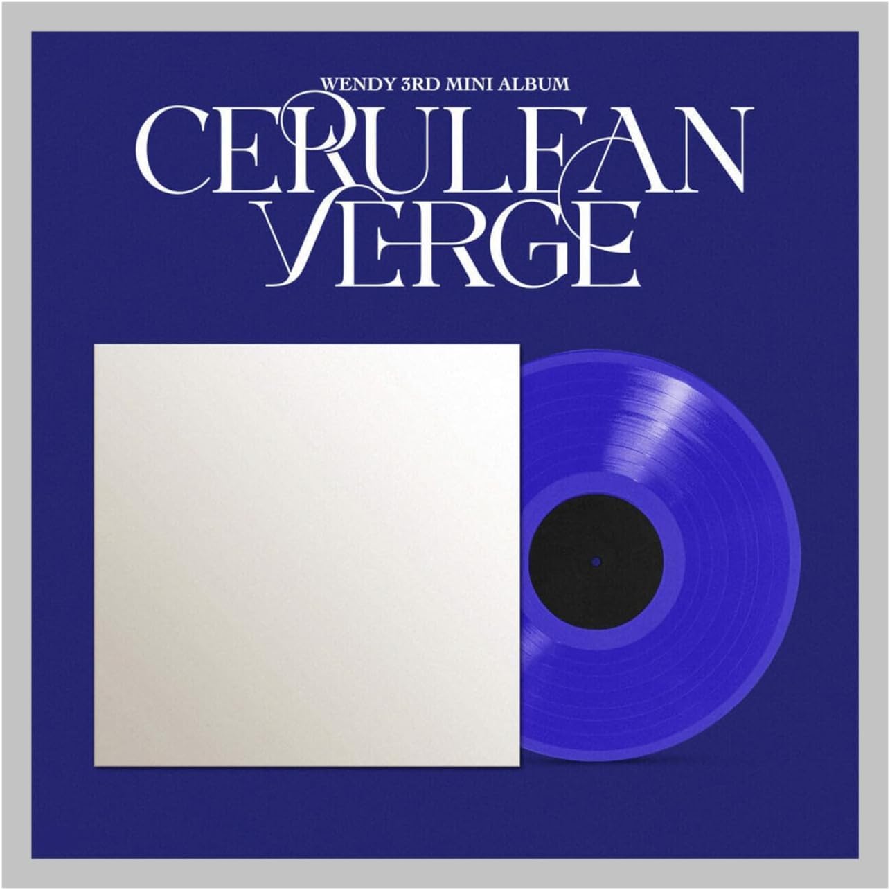 Red Velvet WENDY Cerulean Verge 3rd Mini Album with Tracking Sealed (LP Vinyl Version) + Extra photocards