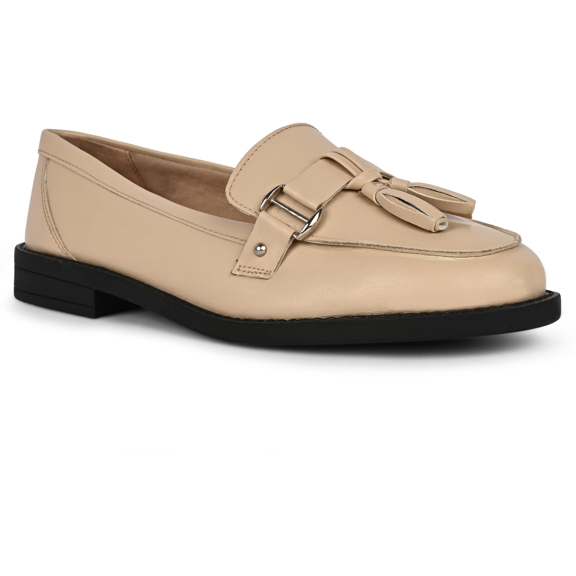 call it spring Women's White Loafers-picture-11