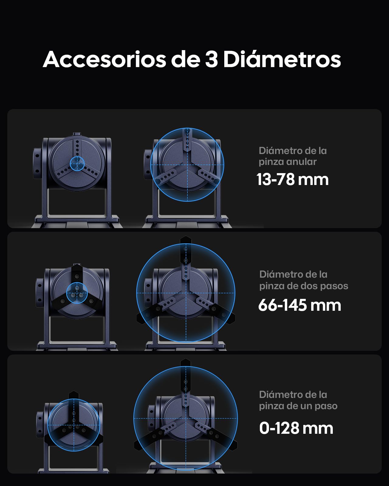 LaserPecker LP4 grabadora láser dual con módulos rotatorio y deslizante