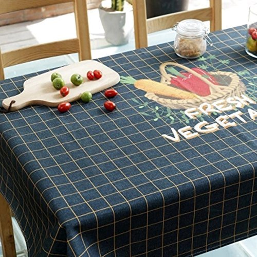 Table de salle à manger : nappe multi-usage de restaurant en coton et lin pour table basse