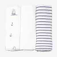 Set 3 Mussole Di Cotone Per Neonato - 70x70 Cm, Multiuso: Bavaglino, Coperta, Protezione Solare, Certificato Oeko-Tex - Foto 10