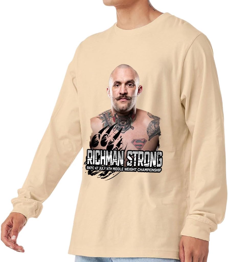 Richman Strong Long Sleeve T-Shirt - Bare Knuckle Fighting Gifts - Gifts for Him
