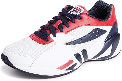 Fila Men's Mindblower Trainer Sneakers, White, 12 M US