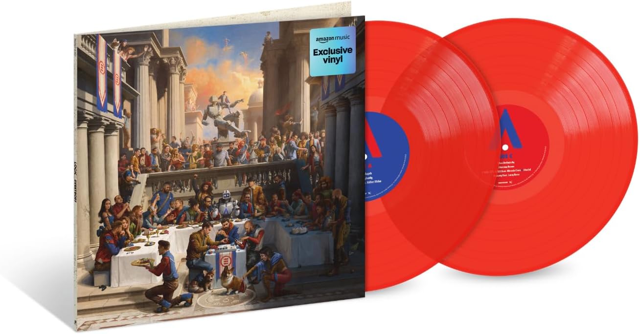 Everybody [Transparent Pomegranate 2 LP] by Logic — album cover
