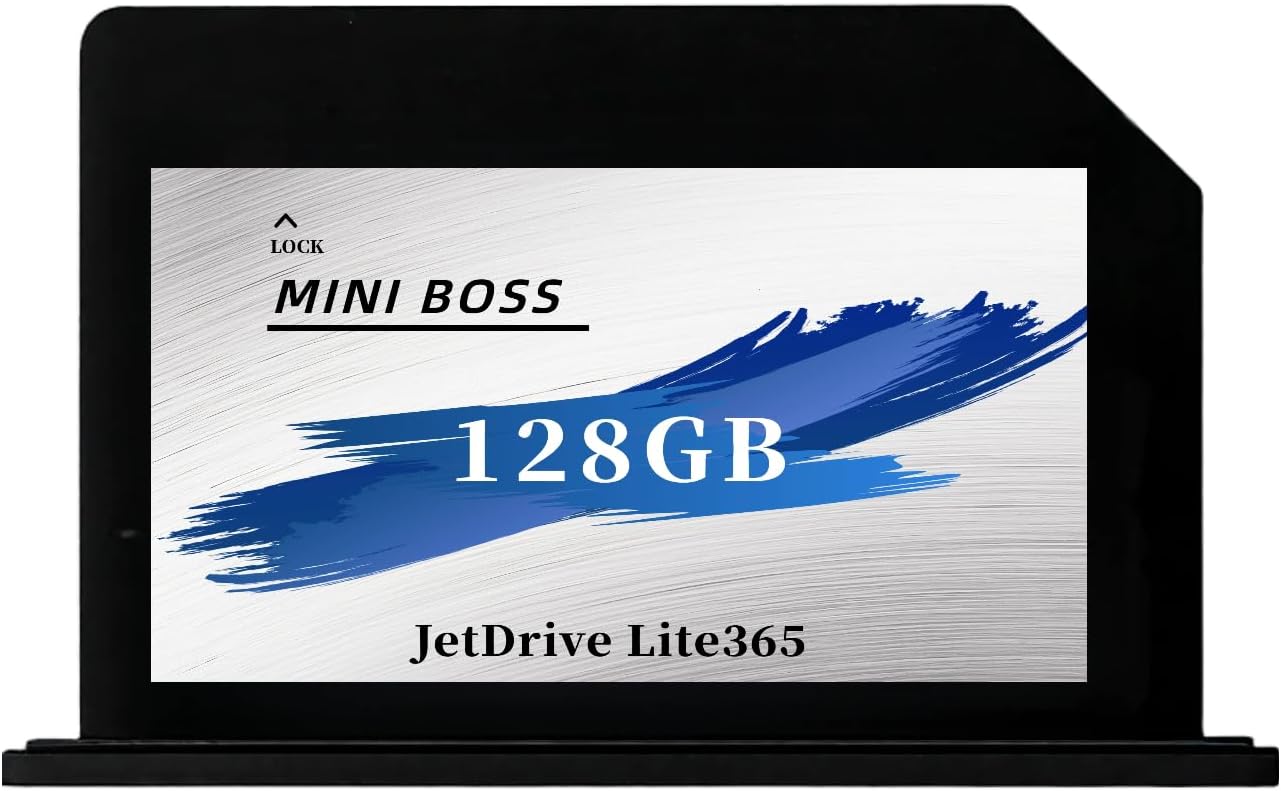 JetDrive Lite JDL330128GB Expansion Card for MacBook Pro 14" & 16" (2024-2021, M4/M3/M2/M1 Pro/Max), Up to 90 MB/s, Seamless Flush-Fit Design with Plug-and-Play Functionality (128, GB)