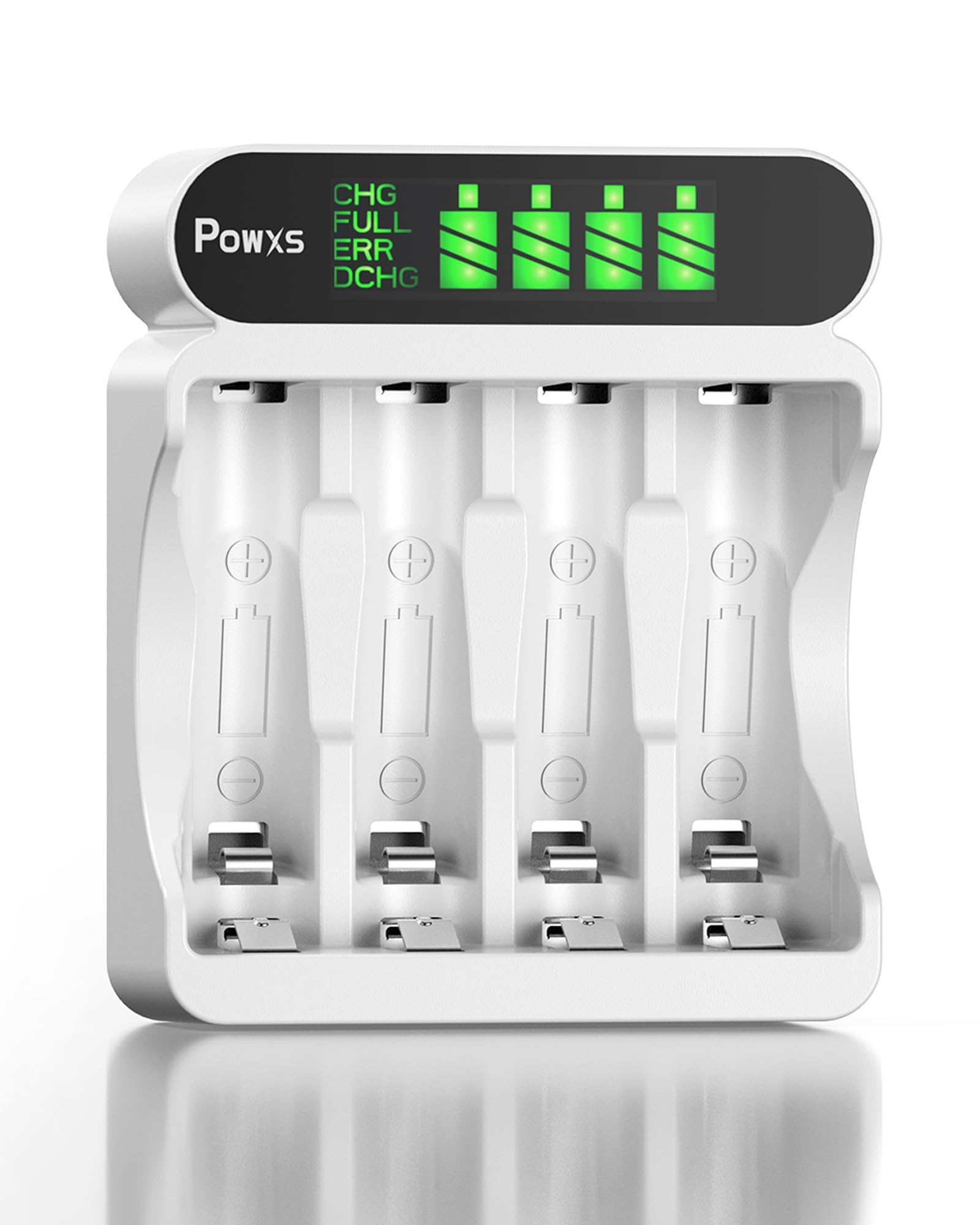 POWEROWL Piles AA Rechargeables 2800mAh Avec Chargeur De Batterie