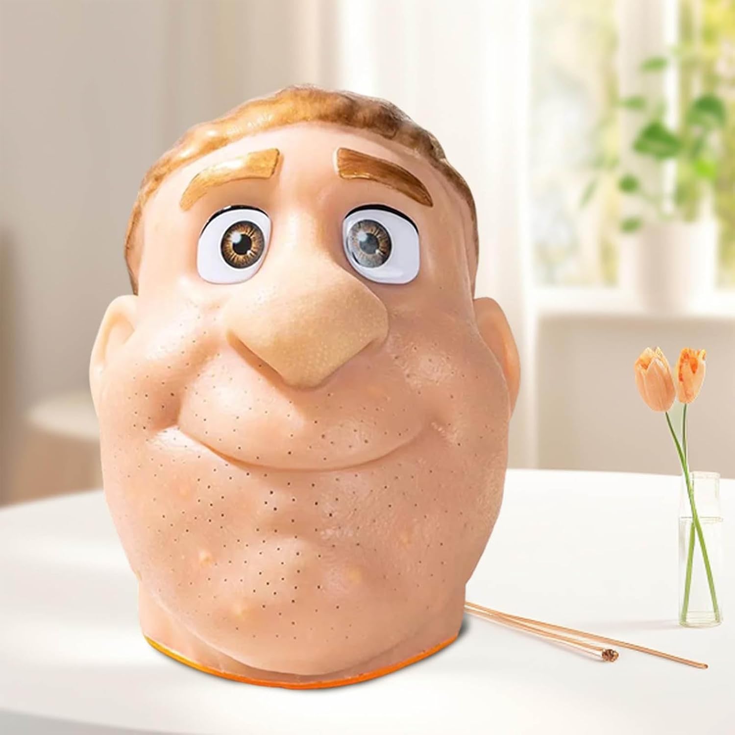 Popping Toy, Silicone Pimple Popping Funny Gag Gift Realistic Blackhead Squeezing Toy for Stress & for Classroom Office Management Tool