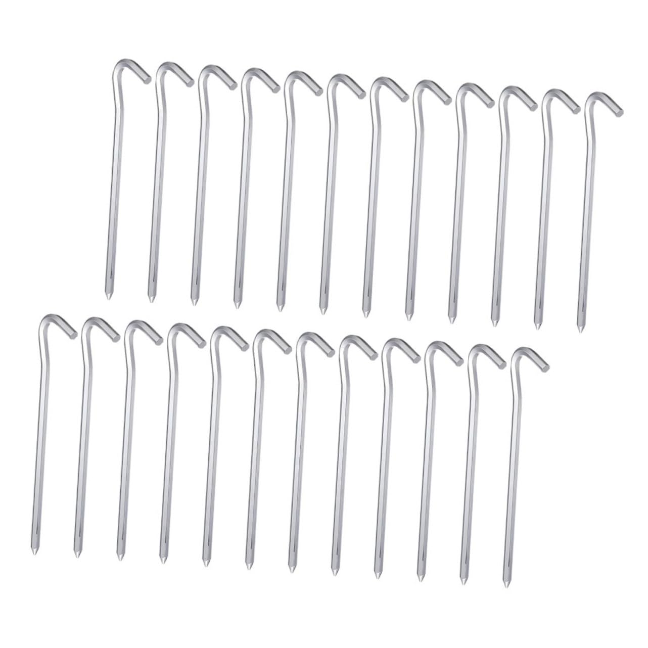 Piquetas resistentes para tienda de campaña estacas suelo camping YARNOW pack 40