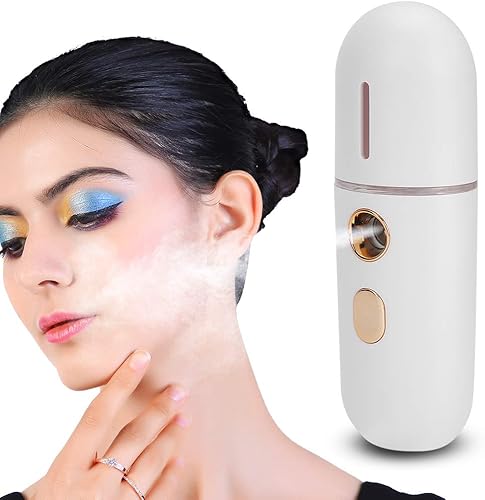Miniatura 4 de Rociador facial de niebla, mini vaporizador facial portátil, hidratante para exteriores para mujeres y niñas en interiores