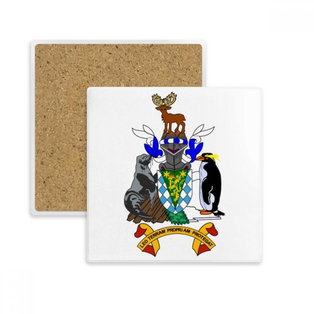 Tasse et dessous de verre absorbant SGSSI l'europe emblème national multicolore