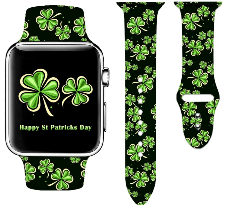 Camo Watch Bands Compatible With Apple Watch 38mm 40mm 41mm 42mm 44mm 45mm for Women Men, Adjustable Soft Silicone Sport Wristbands Replacement Strap for iWatch Series 7 6 5 4 3 2 1