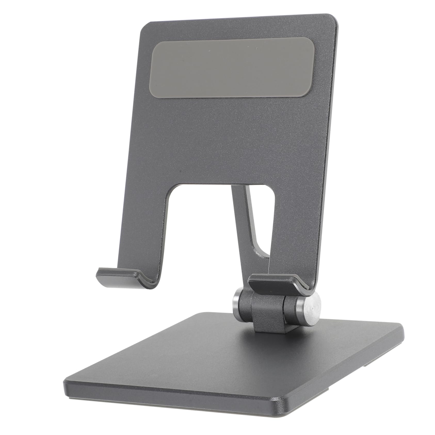SHINEOFI Supporto per Tablet in Lega di Alluminio Pieghevole e Regolabile Altezza Regolabile e Base Antiscivolo Stabile e Pratico per Scrivania