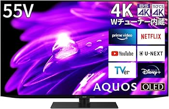 Amazon | シャープ 55V型 高輝度 有機EL テレビ AQUOS OLED 4T