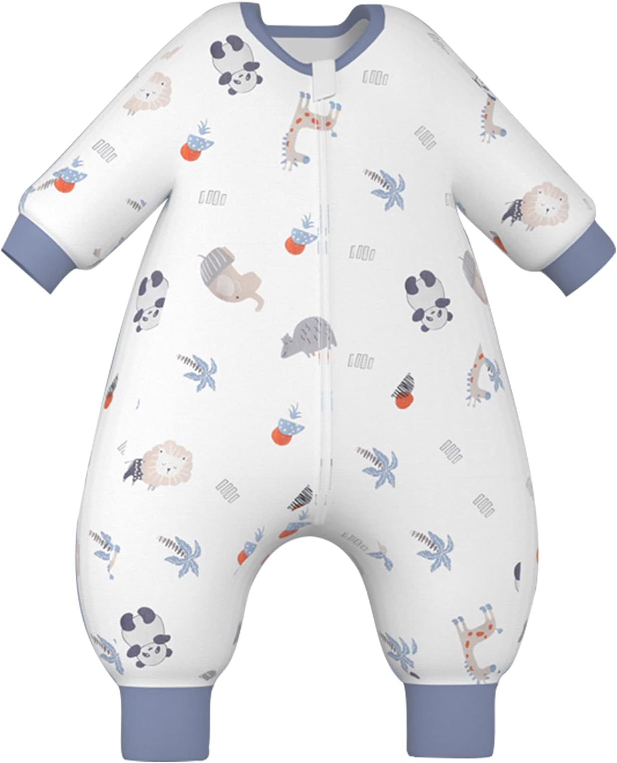 Baby Girls Cotton Long Sleeve Sleepbag Lightweight Rompers Jumpsuit One Piece Wearable Blanket Early Walker Coverall 2-3T