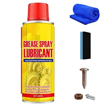 Anti Rust Remover Lubricant Spray,Rust Remover for Metal,Multi-Purpose Penetrating Oil for Protect & Restore,Fast-Acting Lubricant Rust Dissolver for Vehicles, Tools, Chains, Bolts and Hinges