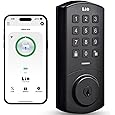 Anona Holo Wi-Fi Smart Lock, Keyless Entry Door Lock with App Remote Control, Auto-Lock & Anomaly Detection, Non-Destructive Installation, Supports Alexa, Apple Home, Matter