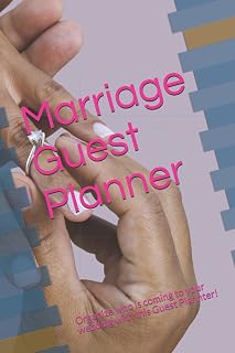 Marriage Guest Planner: Organize who is coming to your wedding with this Guest Plannter!
