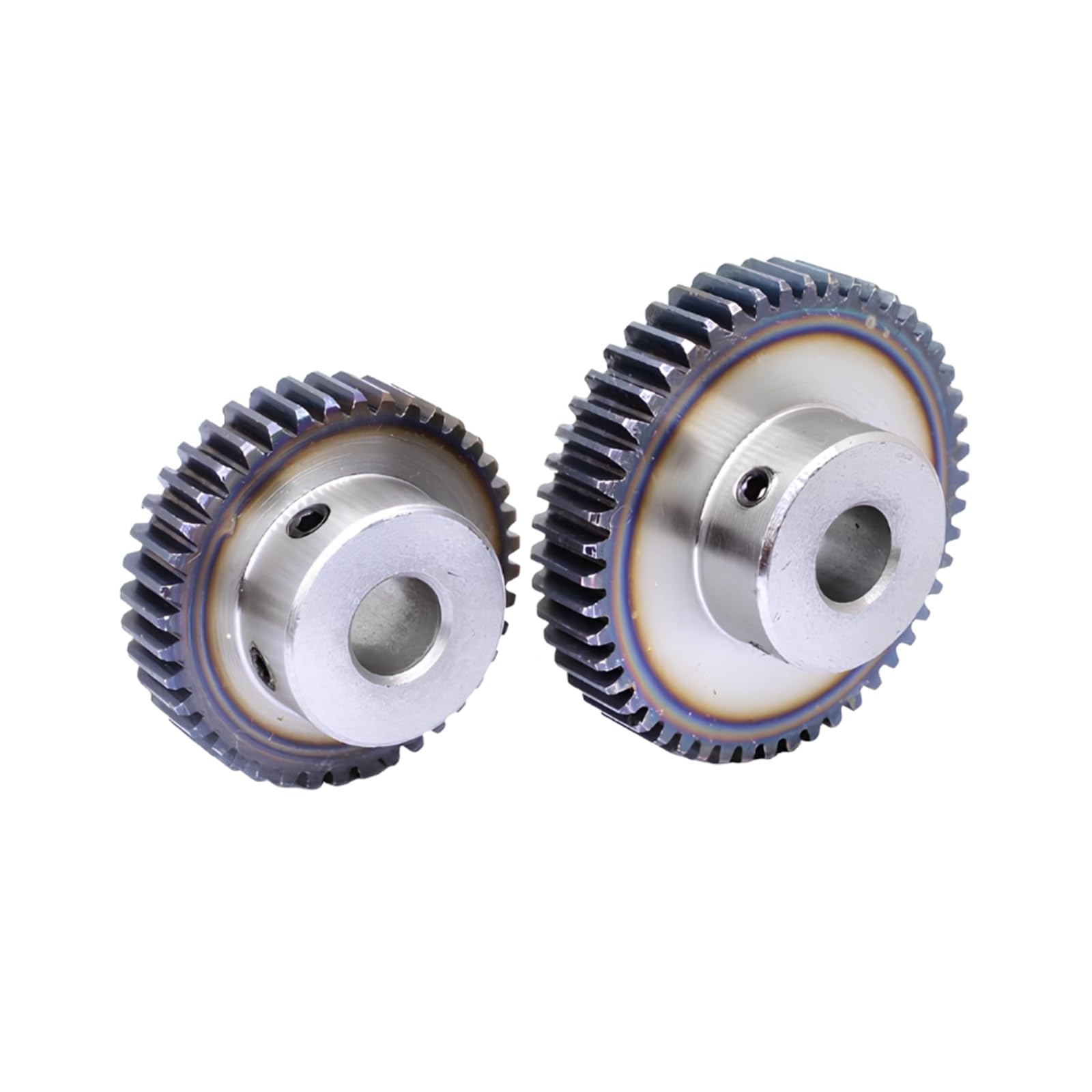 1 Stück 1 Module 40-120Z Stirnrad aus Kohlenstoffstahl mit abgestuftem Ansatz, geeignet für mechanische Ausrüstungen, Bohrung 12mm