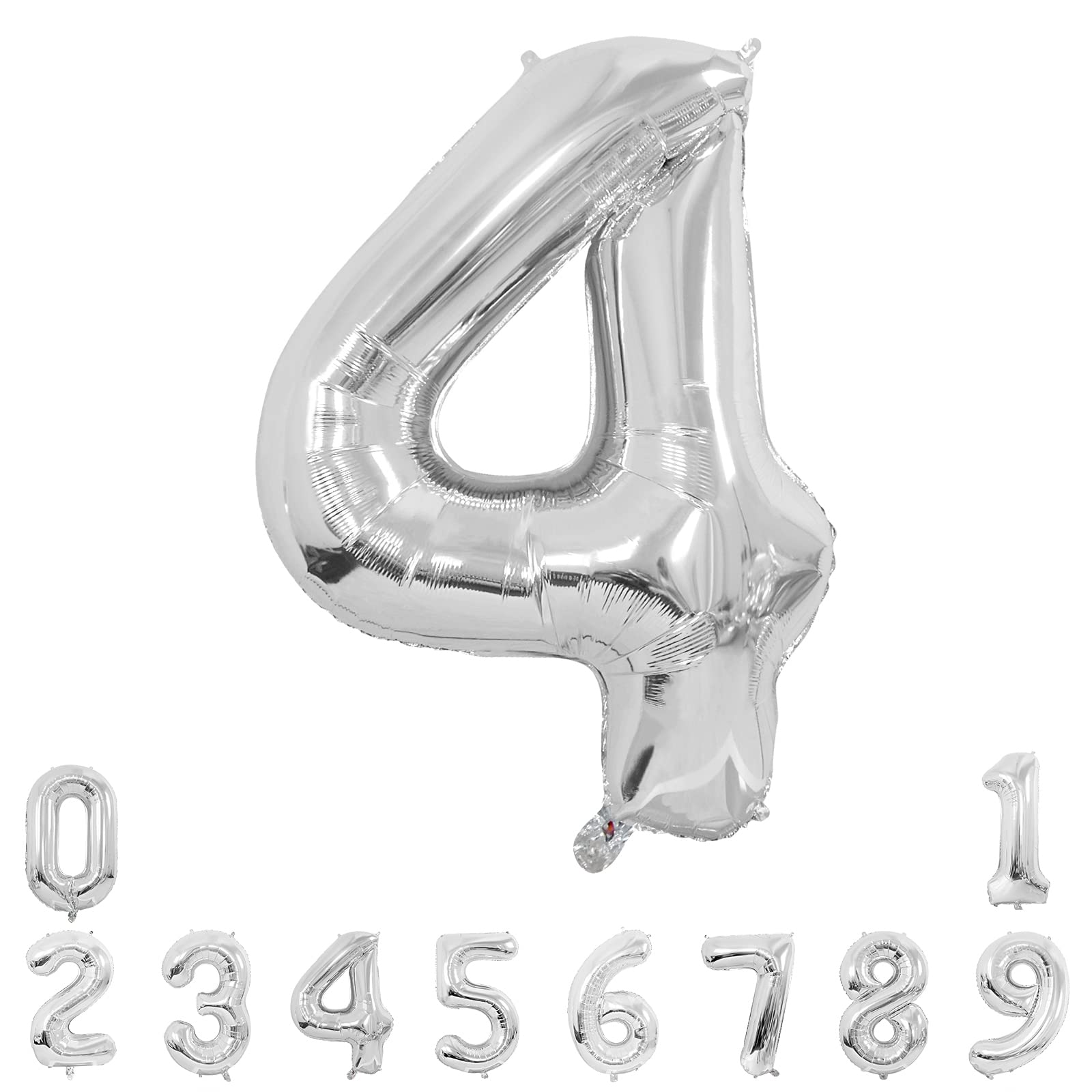 Palloncino Numero 2 Gigante 101 Cm In Mylar – Per Compleanni E Feste Da Ricordare! - 4