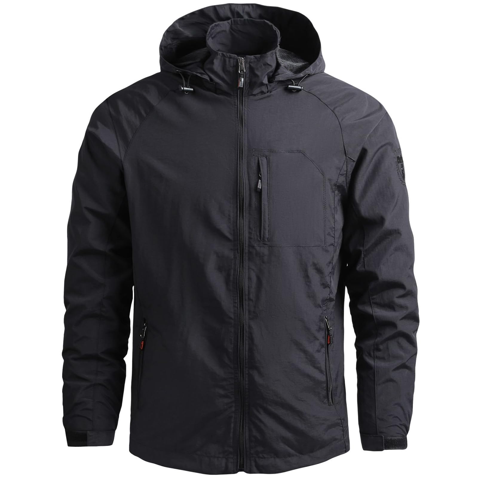 Aotoyou Veste Softshell Hommes Veste de Pluie pour Homme Blouson Imperméables Coupe Vent