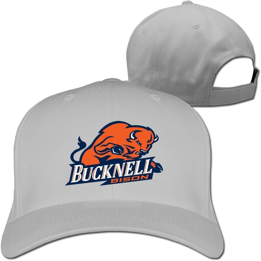 White Adjustable Bucknell Bison Knit Hat