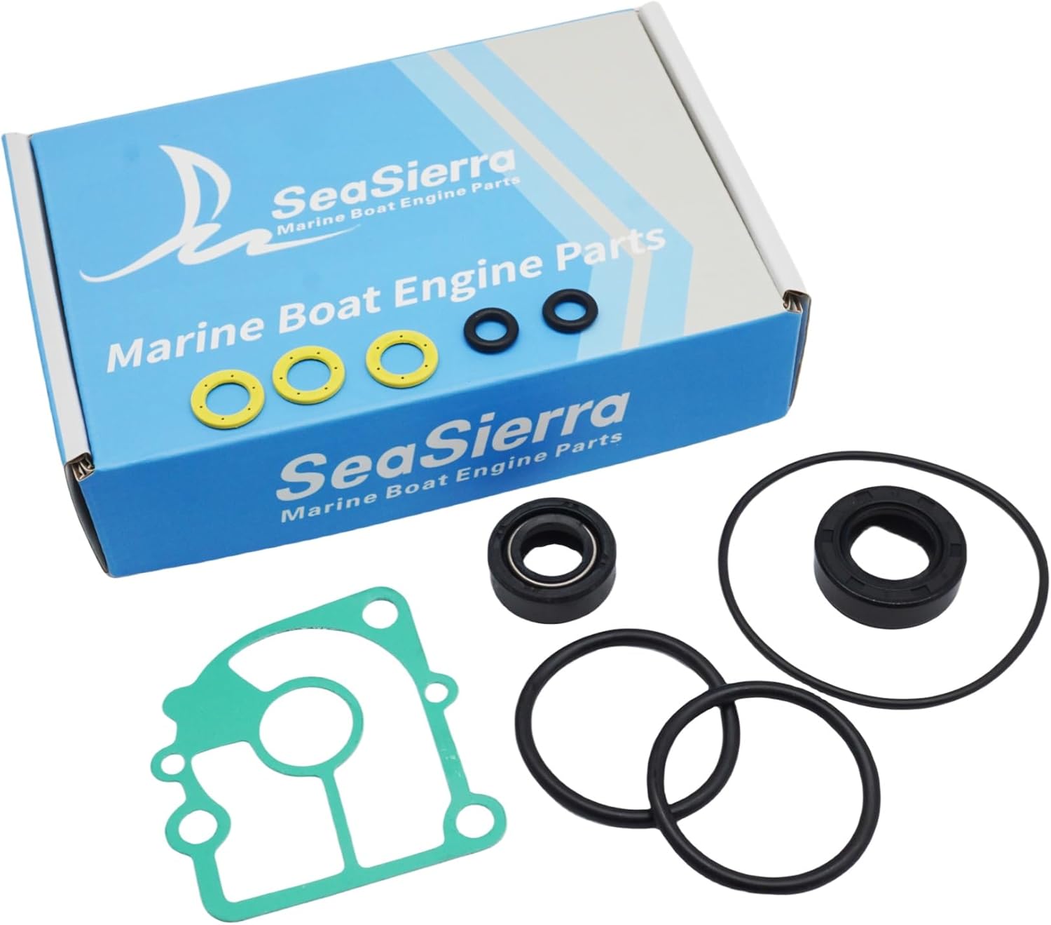 95220A08 Lower Unit Gasket Kit Compatible with Mercury 10 15 20 HP Outboard Replacement 8M0077448