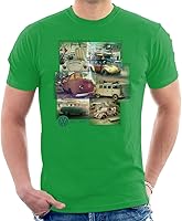 Vista 1 de Volkswagen Camiseta Camper Beetle Collage para hombre