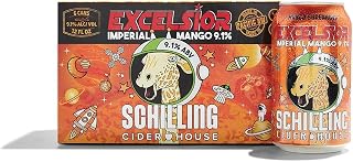 Schilling Cider, Excelsior Mango Cider, 6pk 12oz