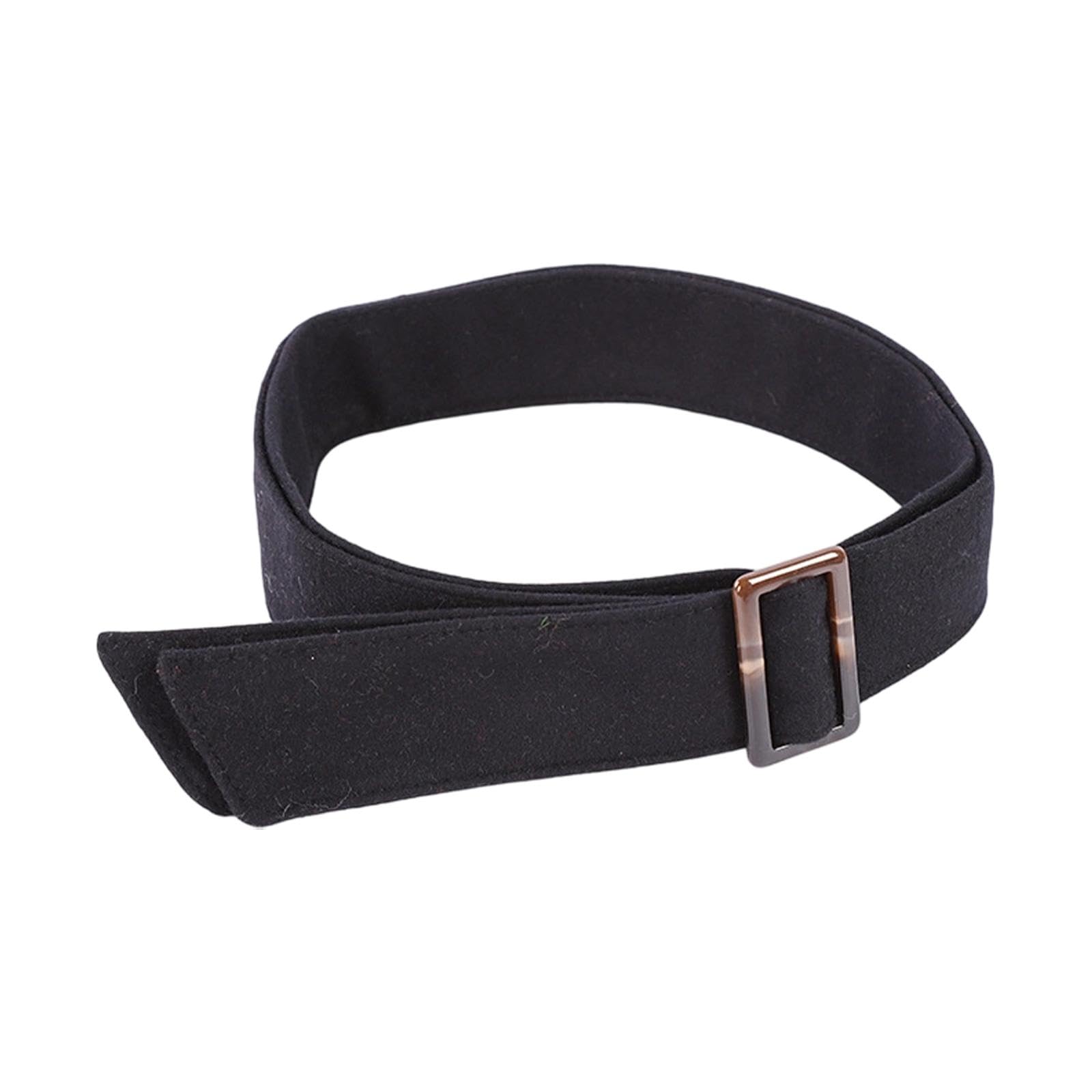 nivaa Women Waist Belt Comfortable with Buckle Dress Belt for Coat Jacket Overcoat Black-picture-3