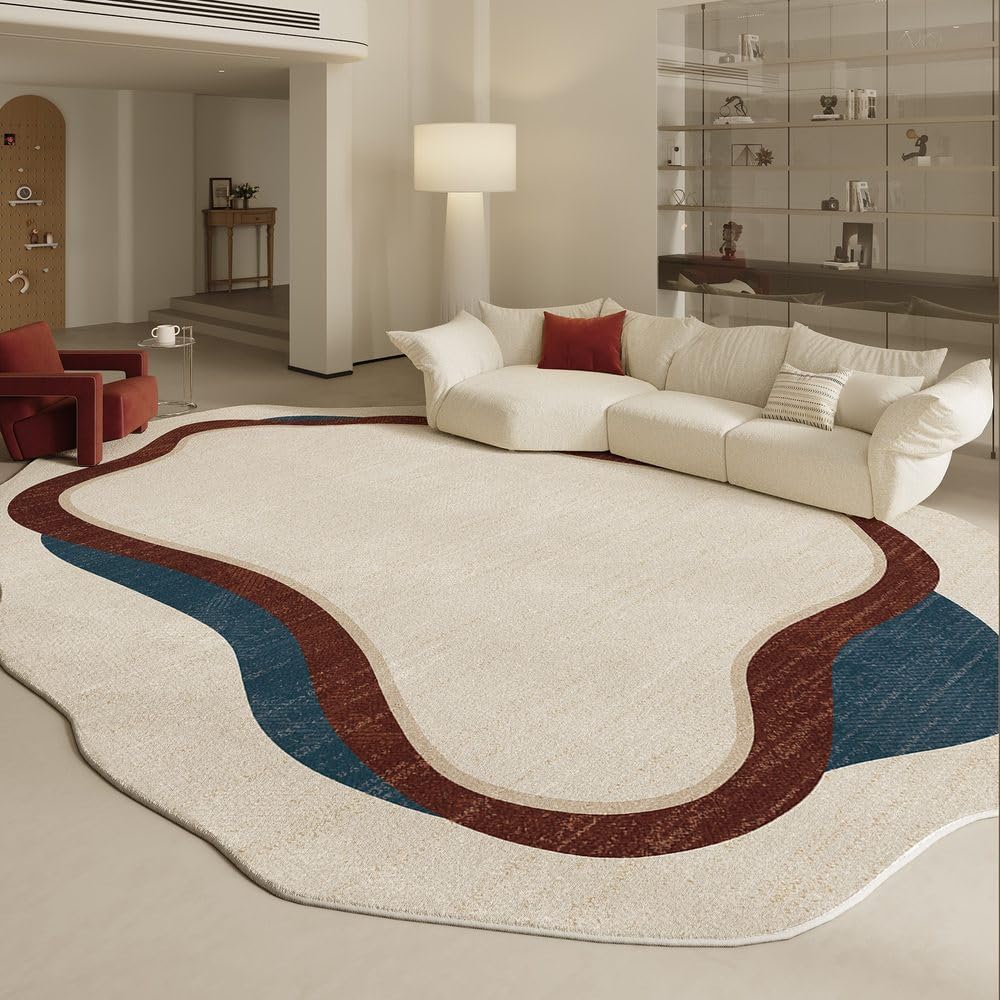 Irregular Shapes Living Room Decoration Carpet Modern Style Rugs for Bedroom Home Thicken Plush Fluffy Soft Lounge Floor Mat,I,200X300cm