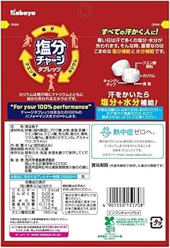 Amazon.co.jp: カバヤ 塩分チャージタブレッツ 梅味 81g DBOX 梅
