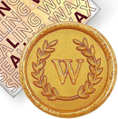 50pcs Gold Wax Seal Stickers - Self-Adhesive Seals For Wedding Invitations & Gifts