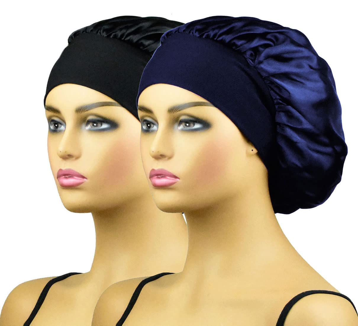 2 Pack Satin Women Silk Hair for