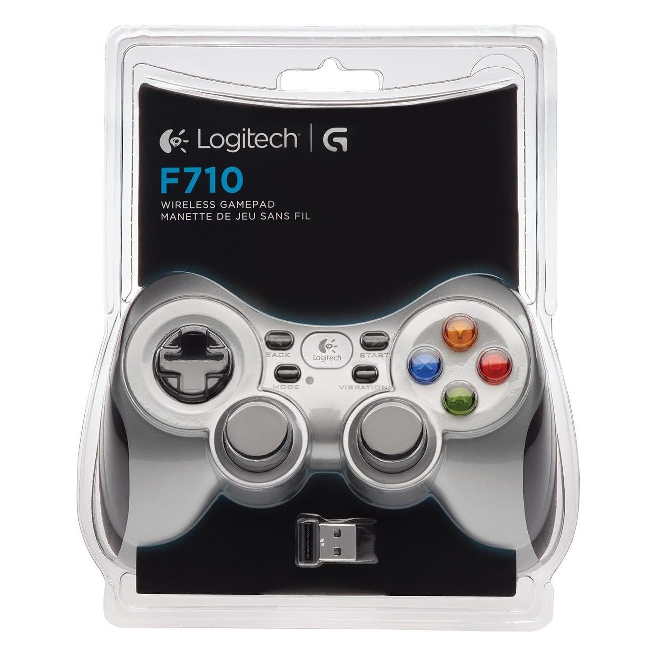 Logitech Mando Gaming Inalámbrico Logitech Pc-f710 2.4 Ghz Gris Carbon Neutral Certified by SCS Global Services