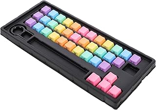 37pcs RGB Abs Keycaps Set for Mechanical Keyboard Compatible Cherry Switches Rainbow Color Profile for Gaming and Typing