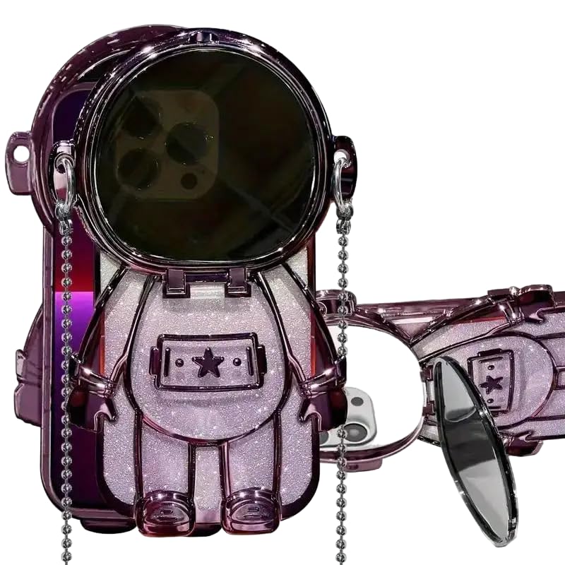 PLUGGEAR Astronaut Holder Chain Phone Case for iPhone 14 Series iPhone 14 Pro Max (Pink) (B0CZRW9Q5Q) Amazon Price History, Amazon Price Tracker
