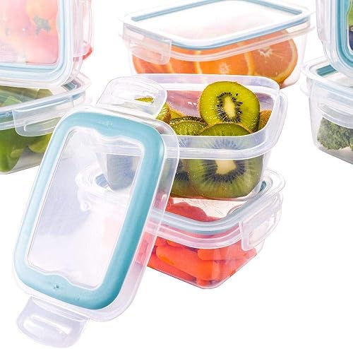 Miniatura 4 de Air Tight Sealable Hermetic Plastic Containers for Food and Cereal Storage Perfect Lock Lids for Kitchen and Organization MicrowaveFreezer