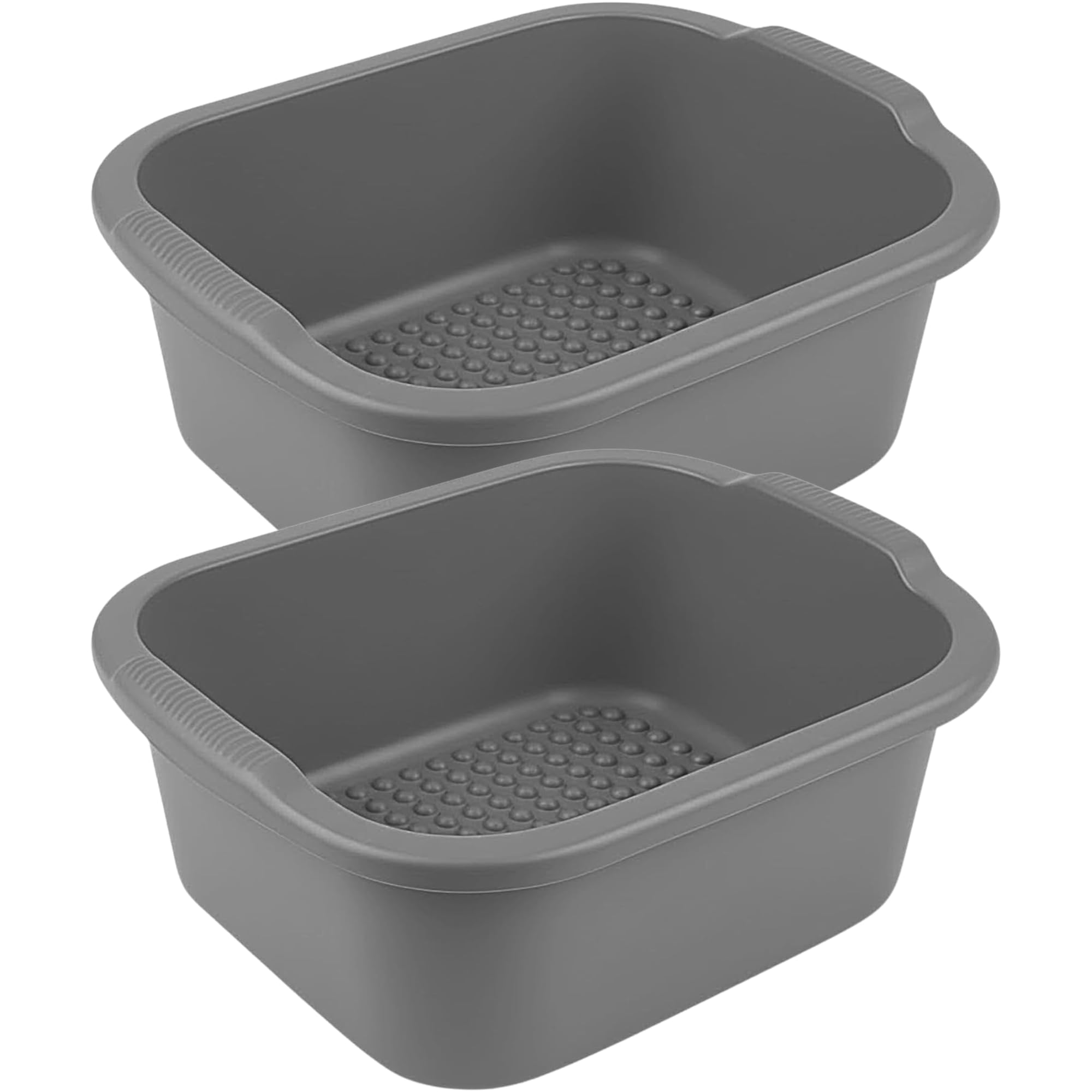 White Plastic Wash Tub - Foot Soak Basin -13 White Plastic Wash Tub - Foot Soak Basin -13
