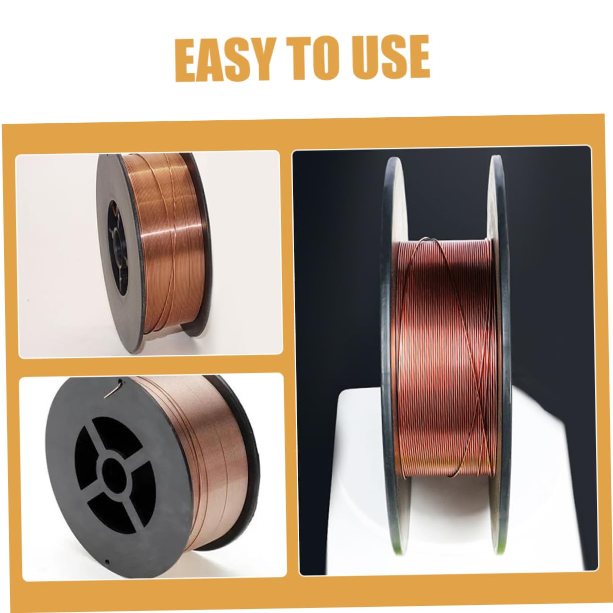 Unomor Welder Wire Non Gas Welding Wire Flux Core Sturdy Construction Durability Metalworking Hobbyists