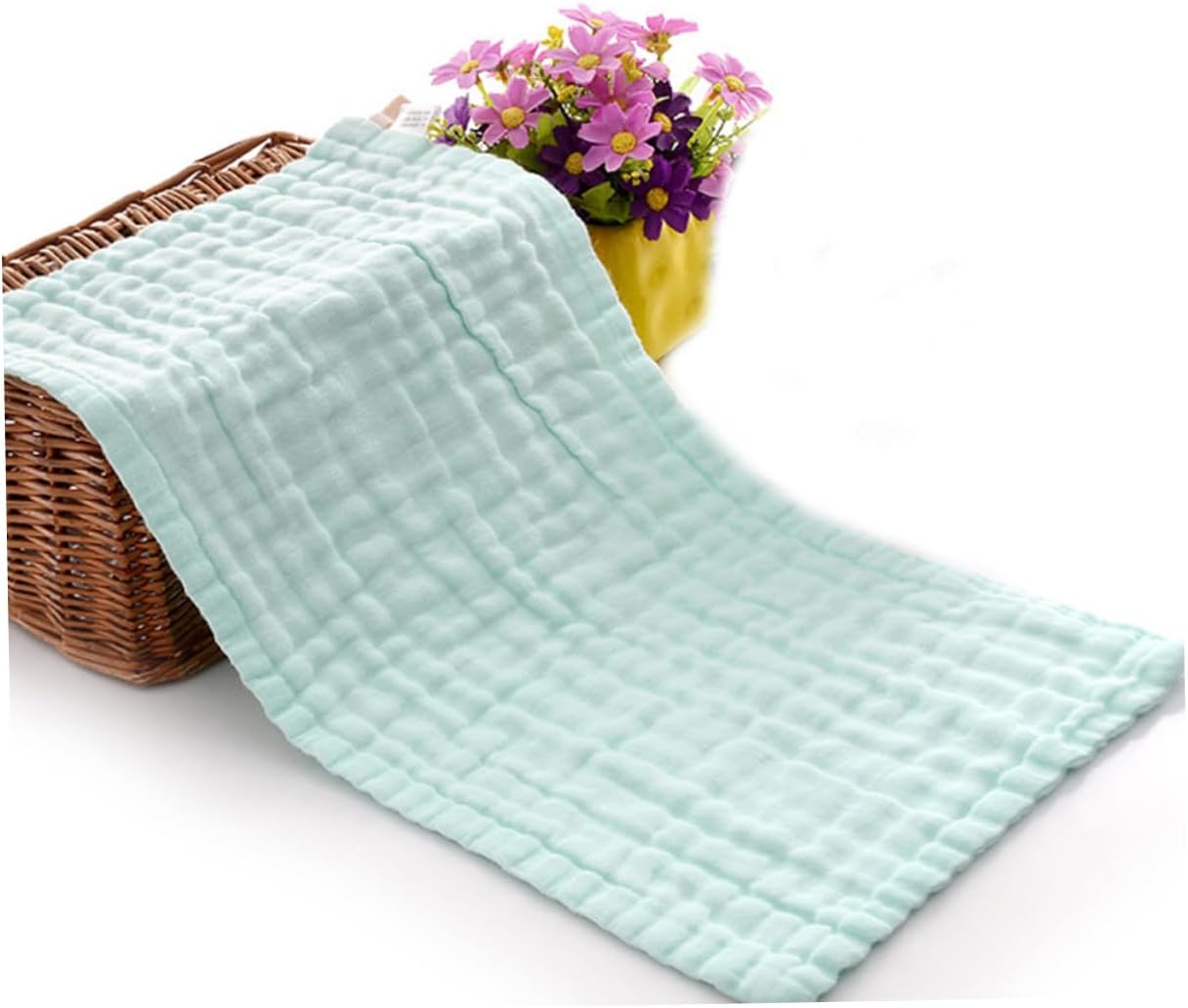 3pcs Soft Washcloths Muslin Facial Towels for Newborns Versatile Wipes for Sweat and Drool for Everyday Use Gentle Care for Grey