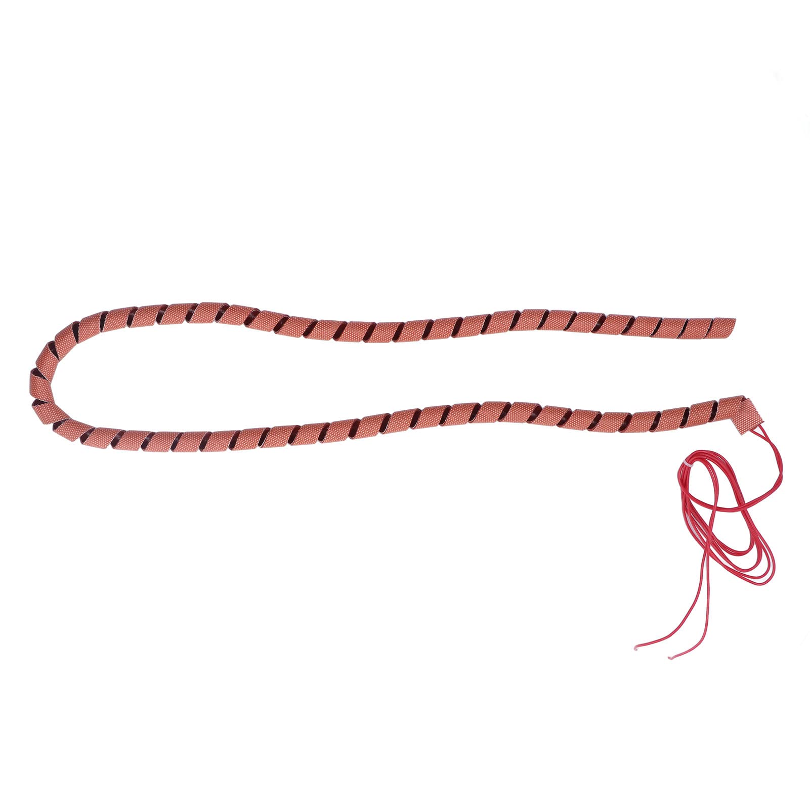 Eacam Câble de Ruban Chauffant en Silicone en Spirale Câble Trace Chauffant 220V 70W pour la Protection du Gel (Diamètre externe de 12 mm (0,47 pouce))