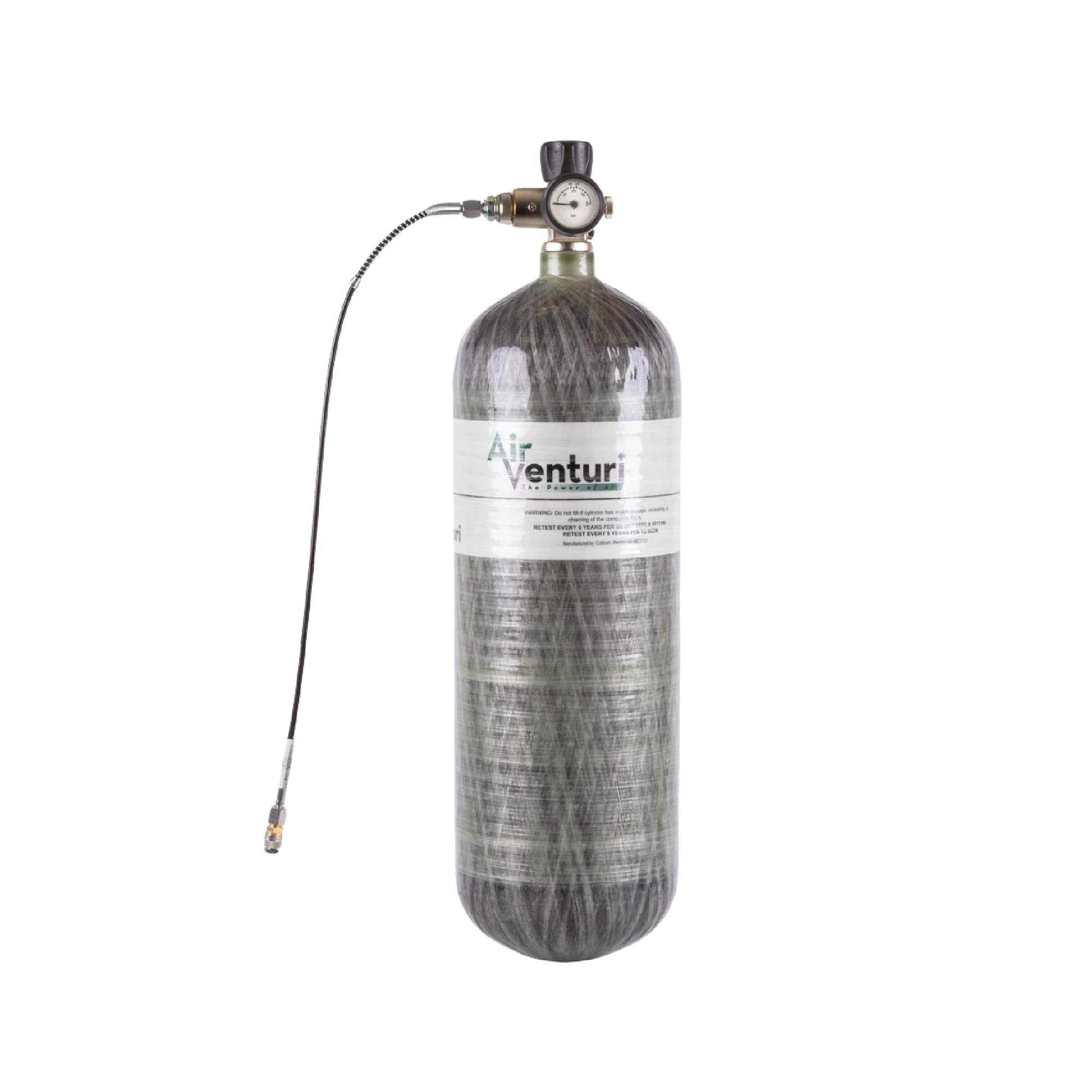 Air Venturi Wingman PCP Refill Tank, Carbon Fiber Tank, (Wingman 74)